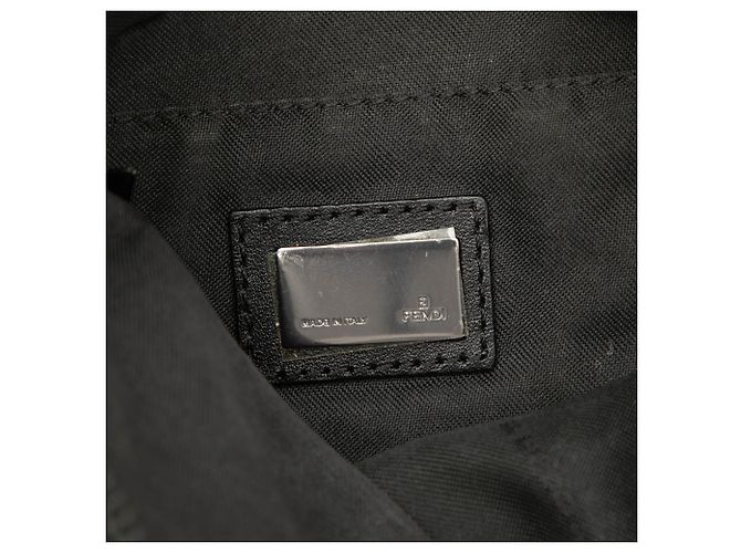 Bolso de hombro de lona Zucchino marrón Fendi Castaño Marrón oscuro - vista 5