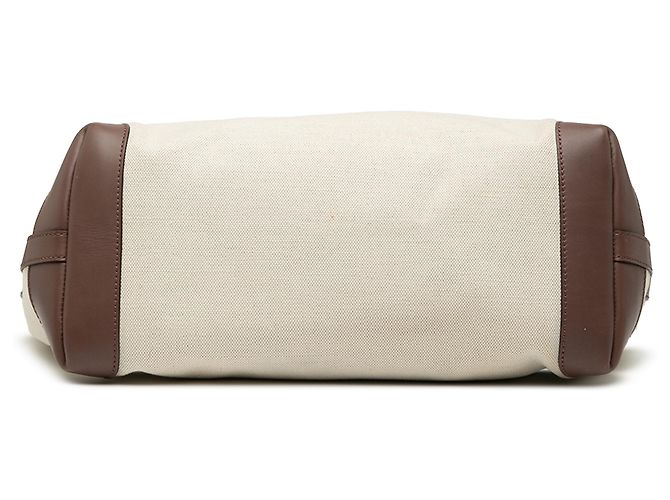Gucci Braune Canvas Tragetasche Beige - Ansicht 3