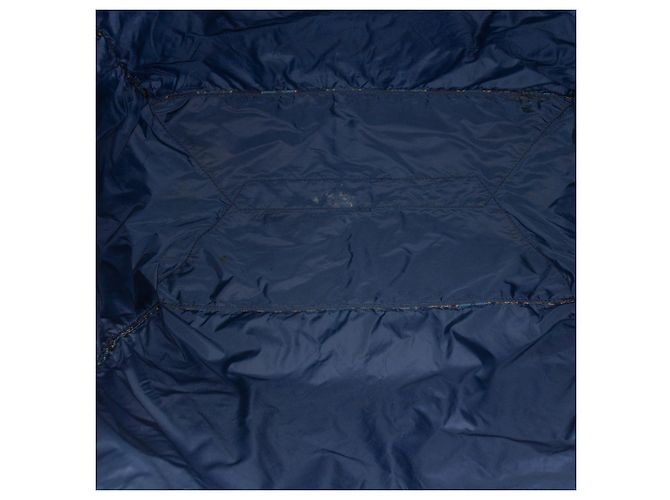Prada Blaue Tessuto Stampato Tote Marineblau - Ansicht 4