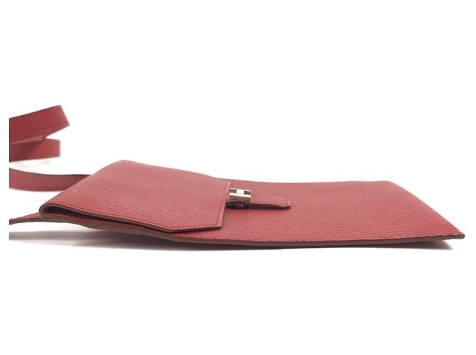 Borsa a Spalla Amélie Pochette Hermès Rosso - vista 4