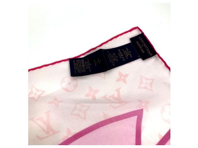 Sciarpa Carré 55 Louis Vuitton LV×TM Takashi Murakami Fiore di Ciliegio Rosa - vista 4