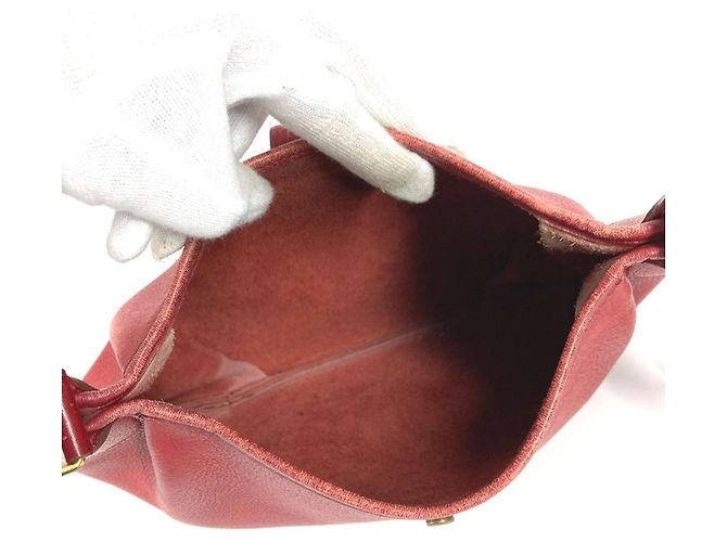 Hermès Vintage Rodeo Tasche Rot - Ansicht 13