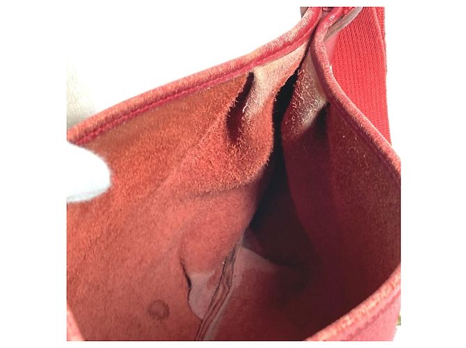 Hermès Vintage Rodeo Tasche Rot - Ansicht 15
