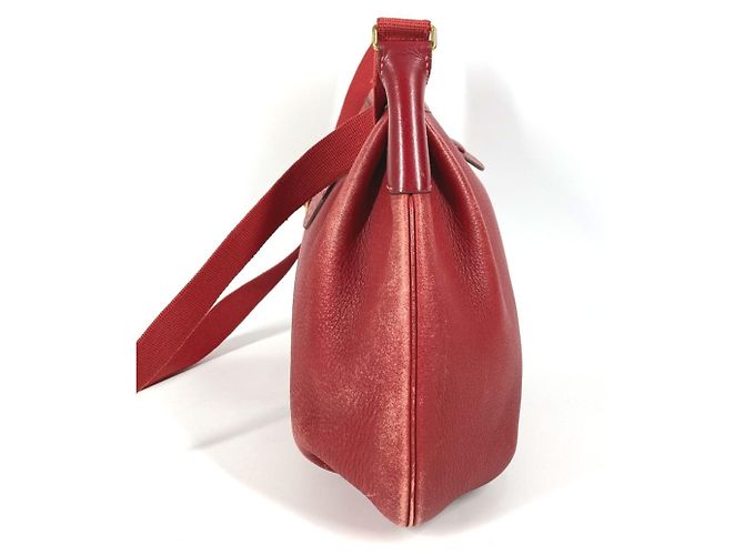 Hermès Vintage Rodeo Tasche Rot - Ansicht 3