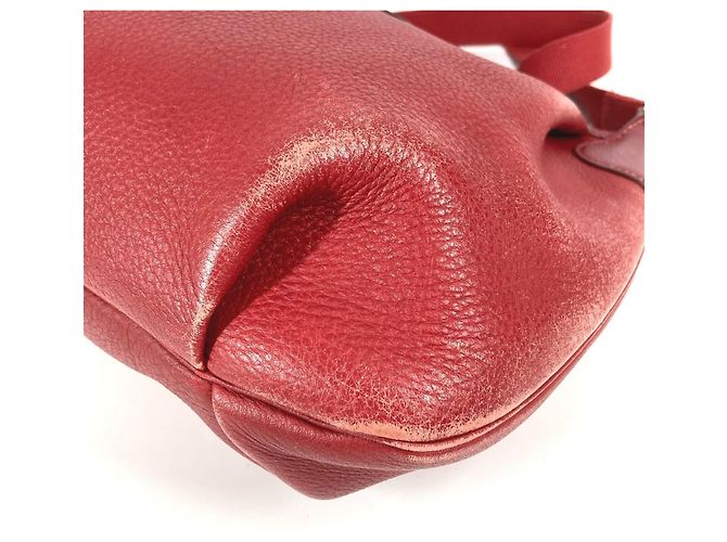 Hermès Vintage Rodeo Tasche Rot - Ansicht 6