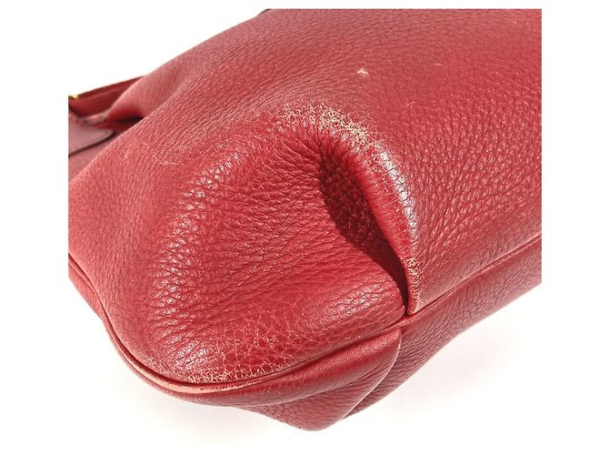 Hermès Vintage Rodeo Tasche Rot - Ansicht 7