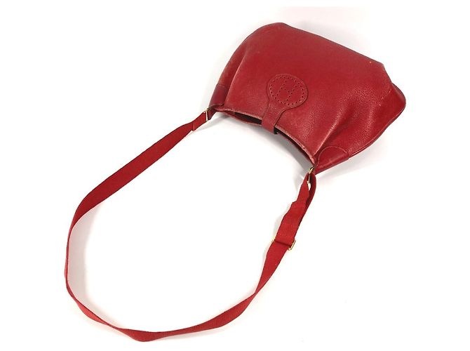 Hermès Vintage Rodeo Tasche Rot - Ansicht 8