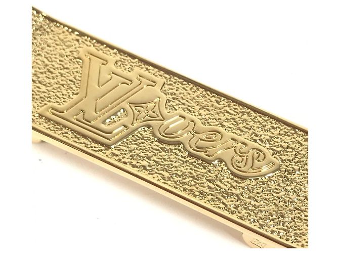 Portachiavi Monogram Louis Vuitton D'oro - vista 11