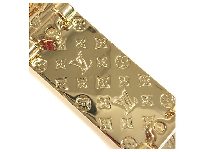 Portachiavi Monogram Louis Vuitton D'oro - vista 12