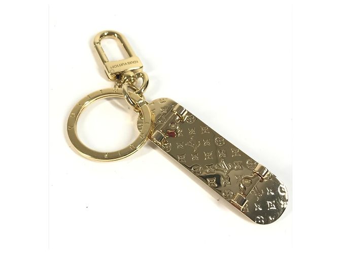 Portachiavi Monogram Louis Vuitton D'oro - vista 2