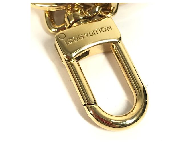 Portachiavi Monogram Louis Vuitton D'oro - vista 4