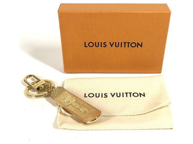 Portachiavi Monogram Louis Vuitton D'oro - vista 5