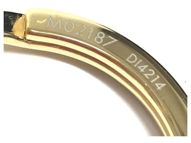 Portachiavi Monogram Louis Vuitton D'oro - vista 8