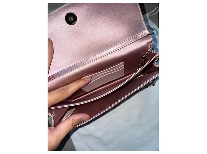 Borsa Dior rosa in perle - vista 12