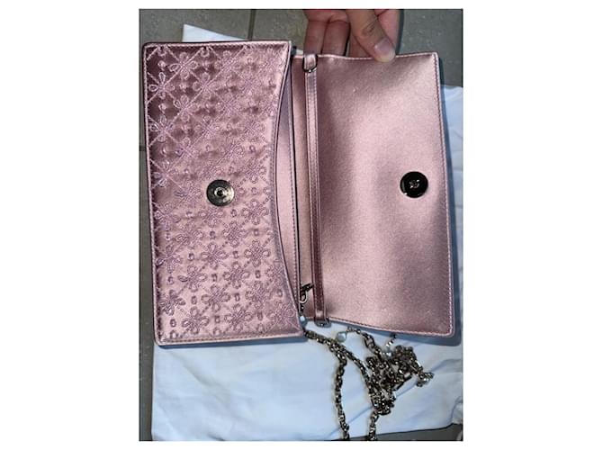 Borsa Dior rosa in perle - vista 13