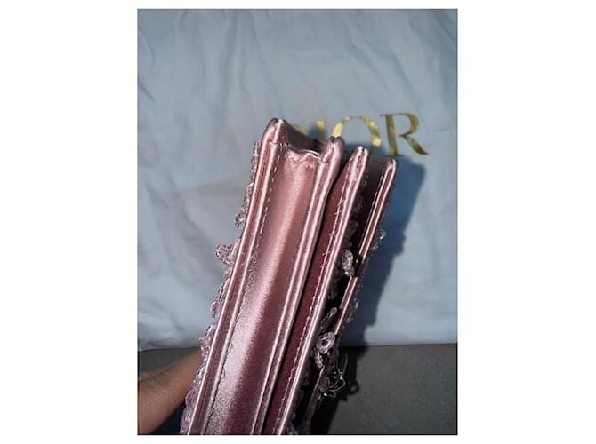 Borsa Dior rosa in perle - vista 14