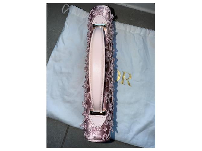 Borsa Dior rosa in perle - vista 15