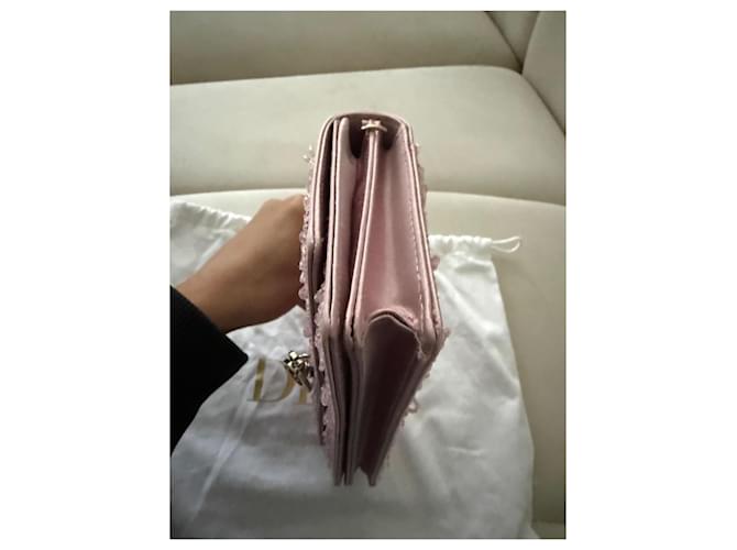 Borsa Dior rosa in perle - vista 18