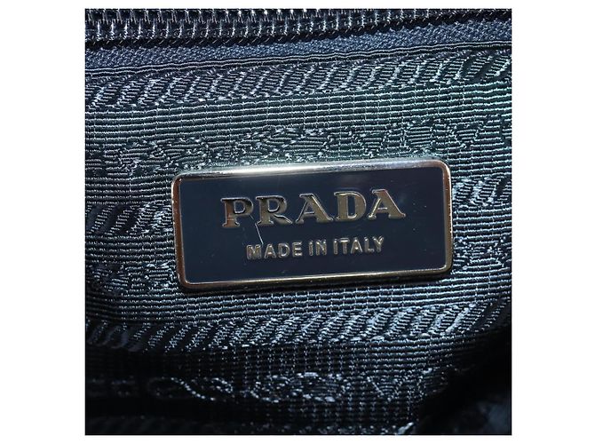 Borsa a tracolla Prada con tasca frontale Tessuto piccola Blu navy - vista 6