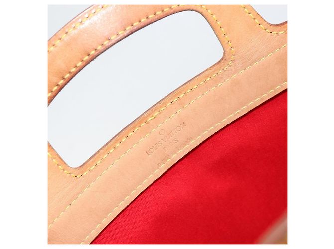 Borsa Stanton Louis Vuitton Monogram Vernis Rosso - vista 7