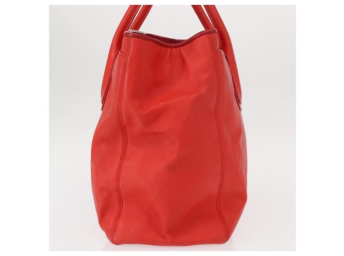 Chanel Cerf Executive Tote aus Leder Mittel Rot - Ansicht 3