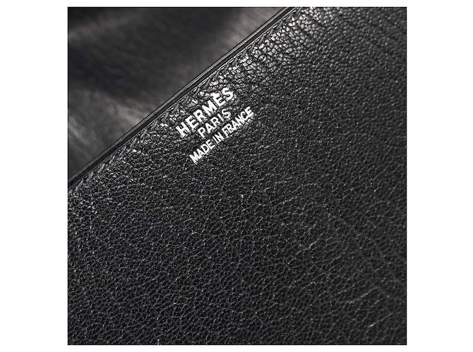Borsa Drag 2 Hermès Vache Natural 37 Nero - vista 4