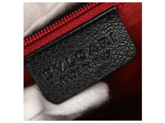 Bulgari Bvlgari Logomania Canvas with Leather Nero - vista 4