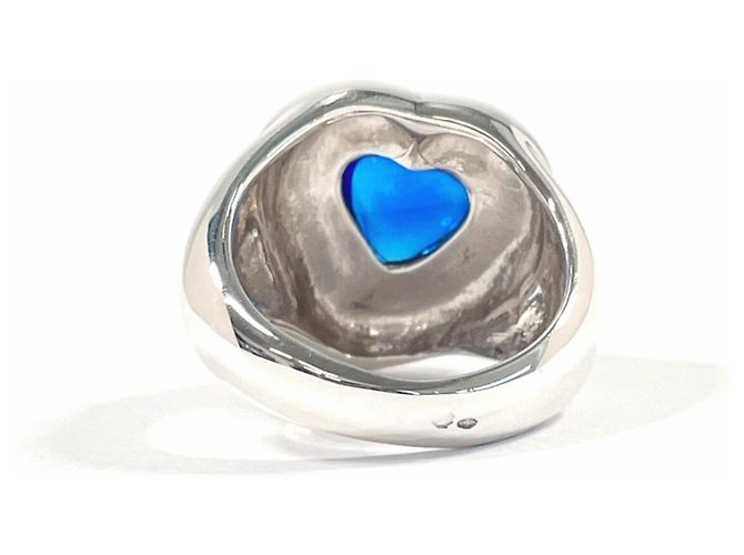Anillo Corazón Yves Saint Laurent en Plata 925 - vista 3