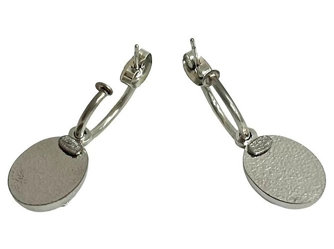 Timeless Pendientes Chanel Coco Mark Plata Metálico - vista 5