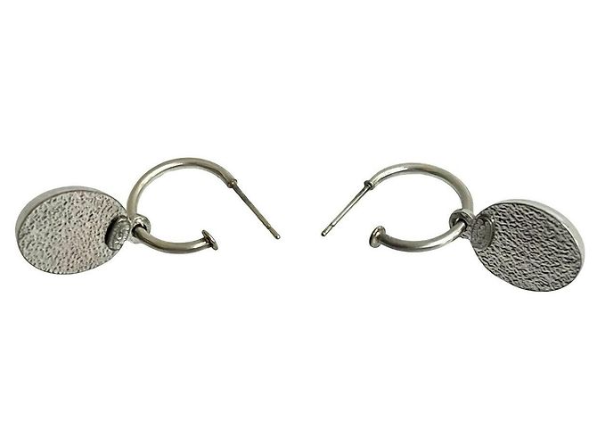 Timeless Pendientes Chanel Coco Mark Plata Metálico - vista 6