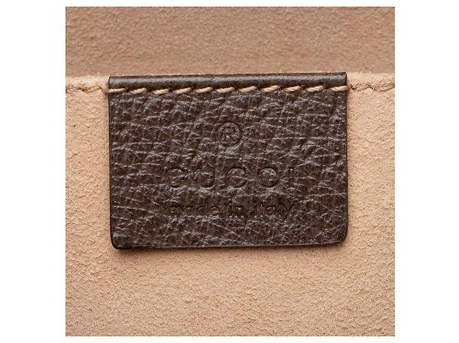 Gucci GG Supreme Ophidia Kleine Tote Braun Beige - Ansicht 8