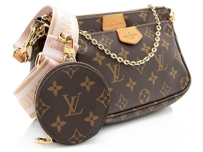 Multi Pochette Louis Vuitton Monogram Canvas Multi-Pochette Accessoires Brown - view 2