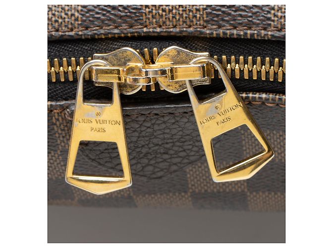 Borsa Tote Hyde Park Damier Ebene Louis Vuitton Nero - vista 10