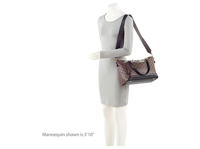 Borsa Tote Hyde Park Damier Ebene Louis Vuitton Nero - vista 5