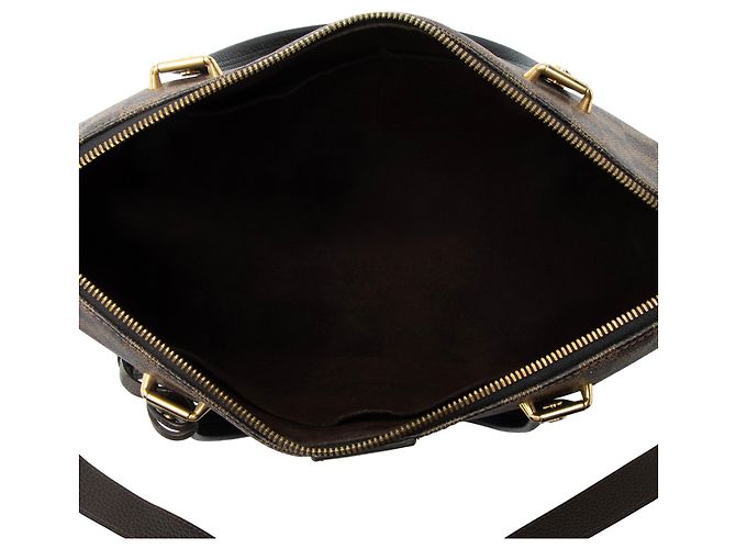 Borsa Tote Hyde Park Damier Ebene Louis Vuitton Nero - vista 7
