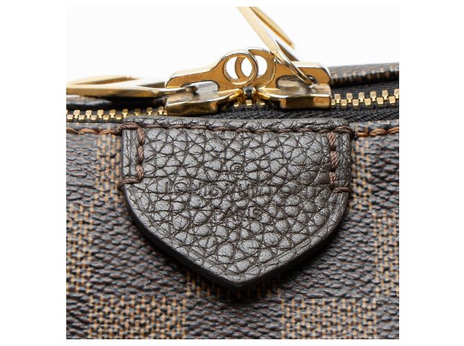 Borsa Tote Hyde Park Damier Ebene Louis Vuitton Nero - vista 9