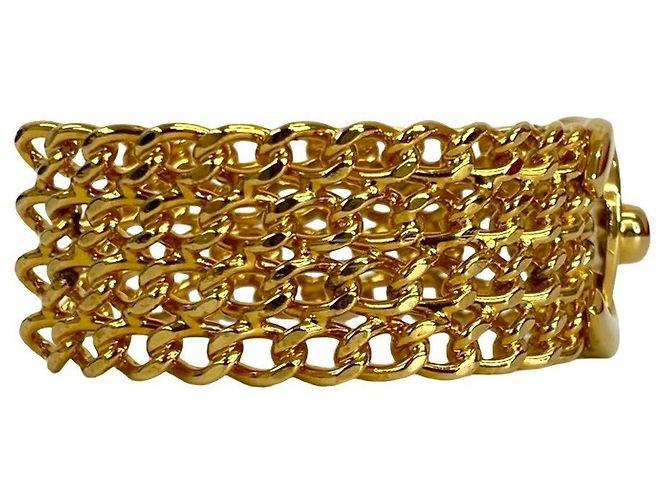 Timeless Pulsera Turnlock Coco Mark de Chanel Dorado Metálico - vista 6