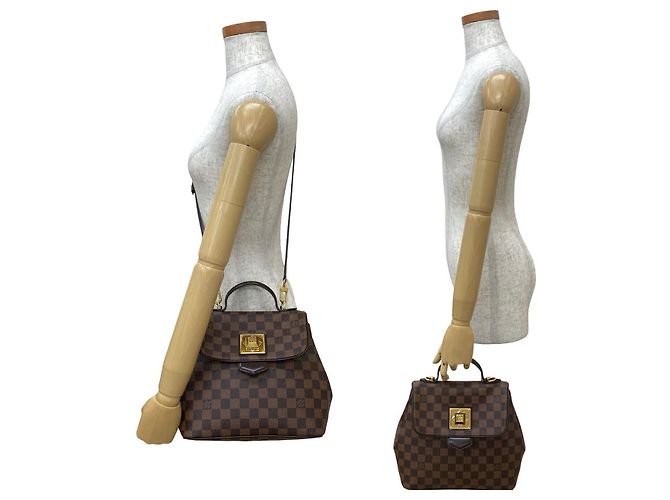Borsa 2 in 1 Damier Bergamo di Louis Vuitton Marrone - vista 3
