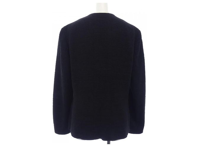Chaqueta sin cuello Chanel Negro - vista 2