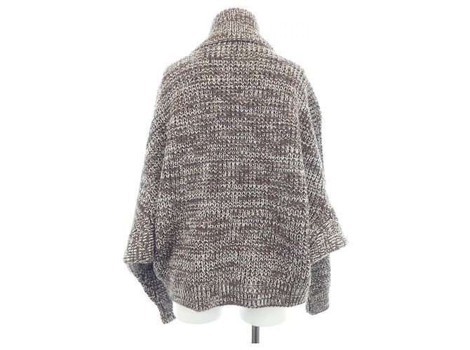 Louis Vuitton Strickjacke Braun Weiß - Ansicht 2