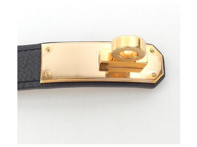 Hermès Hermes Kelly 18mm Gürtel Schwarz - Ansicht 4