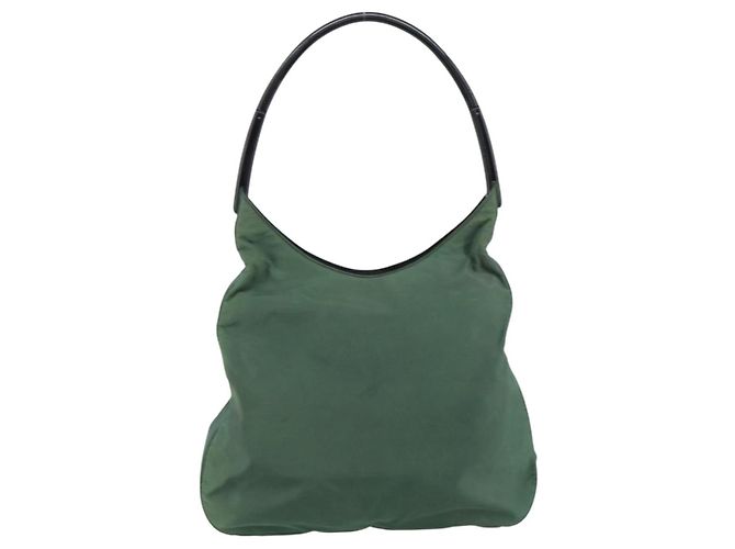 Prada Vintage Schultertasche Tessuto Grün - Ansicht 2