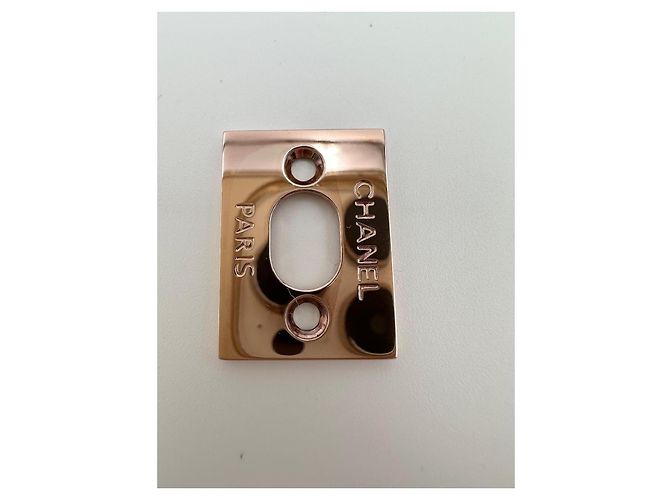 CHANEL chiusura originale CC turnlock oro rosa D'oro - vista 6