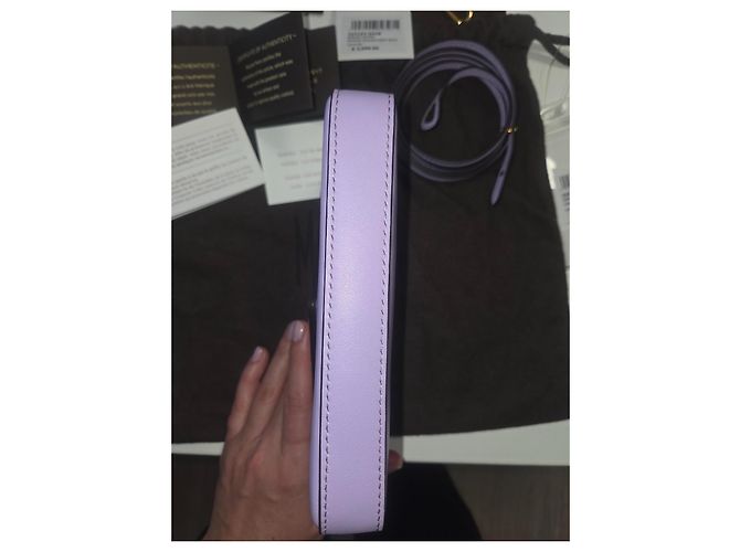 Borsa a spalla Moynat Enveloppe Lavanda in Pelle - vista 12