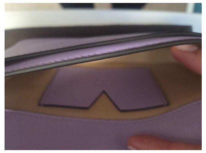 Borsa a spalla Moynat Enveloppe Lavanda in Pelle - vista 13