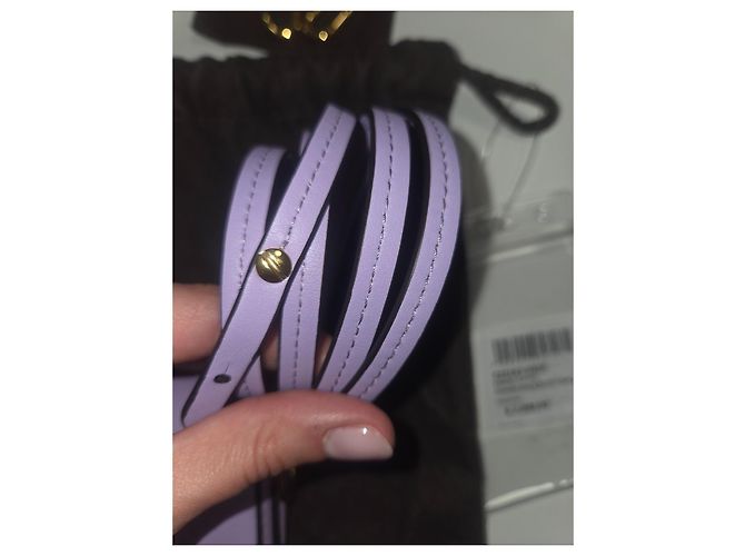 Borsa a spalla Moynat Enveloppe Lavanda in Pelle - vista 5
