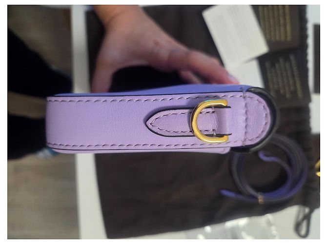 Borsa a spalla Moynat Enveloppe Lavanda in Pelle - vista 8