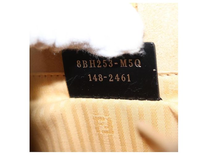 2 Jours Fendi 2Jours Leather Medium Giallo - vista 6
