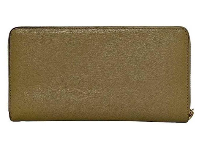 Balenciaga runder langer Geldbeutel in Beige - Ansicht 3