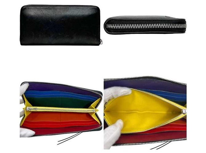 Loewe Long Wallet in Black and Multi-Color Multiple colors - view 3